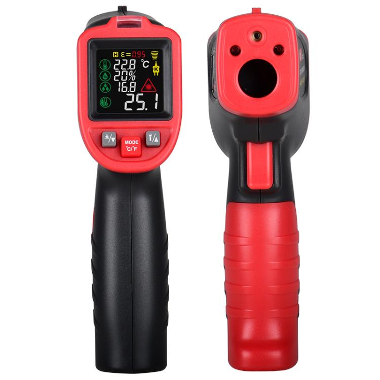 Termometro a infrarossi Wintact WT323D con intervallo di misurazione da -50 a 850 gradi Celsius., WT323D