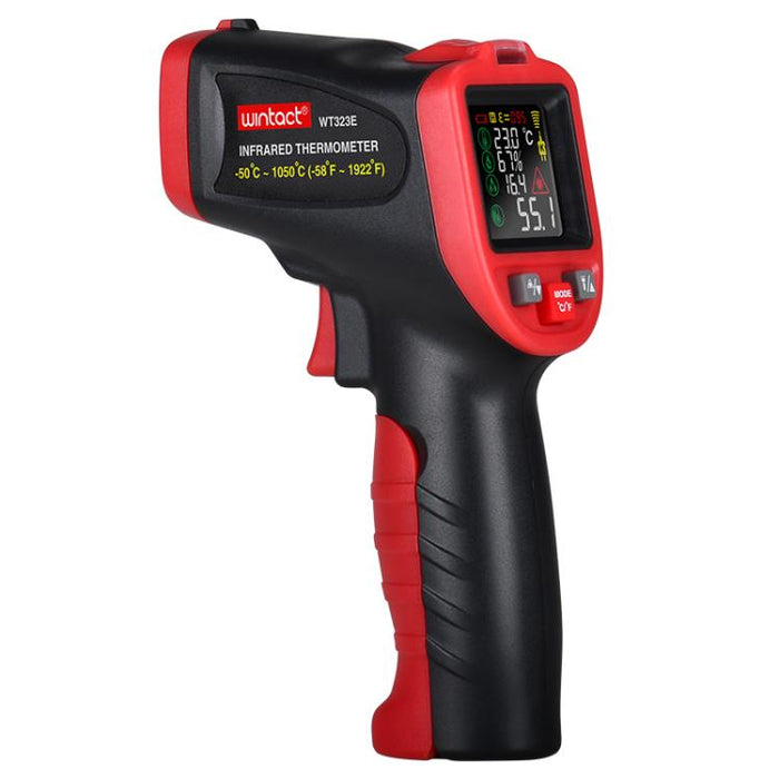 Termometro a infrarossi Wintact WT323E con intervallo di misurazione da -50 a 1050 gradi Celsius., WT323E
