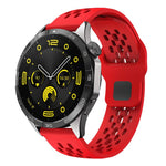 Cinturino per orologio xDfind con fibbia in silicone nera, traspirante e con foro a testa piatta, resistente all'aria, con chiusura a fibbia nera., 20mm, 22mm