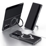 Custodia per telefono in pelle SULADA Smart View Window con supporto magnetico MagSafe., For Galaxy Z Fold8 5G, For Galaxy Z Fold8 Ultra 5G, For Galaxy Z Fold7 5G, For Galaxy Z Fold6