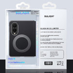 Custodia per telefono in pelle SULADA Smart View Window con supporto magnetico MagSafe., For Galaxy Z Fold8 5G, For Galaxy Z Fold8 Ultra 5G, For Galaxy Z Fold7 5G, For Galaxy Z Fold6