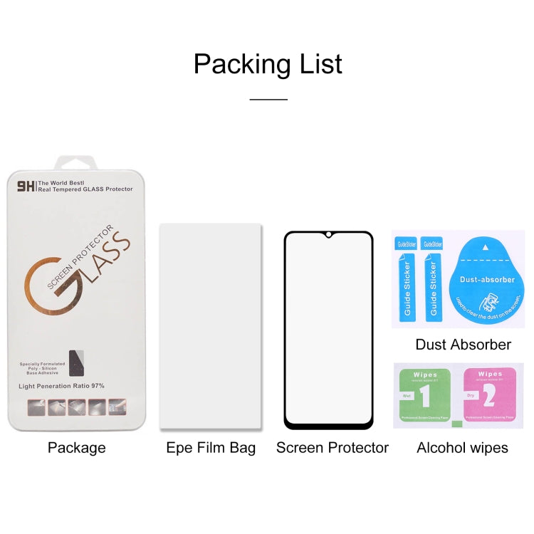 Pellicola in vetro temperato a schermo intero con colla completa, For OPPO A11k (1 PC), For OPPO A12 (1 PC), For OPPO A12e (1 PC), For OPPO A32 (1 PC), For OPPO A53 2020 (1 PC), For OPPO A72 5G (1 PC), For OPPO A93 (1 PC), For OPPO F17 (1 PC)          ...