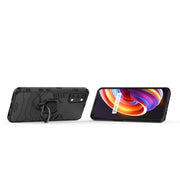 Custodia protettiva antiurto per PC + TPU con supporto per anello magnetico, For OPPO Realme 7 Pro, For Vivo Y20, For Galaxy M51
