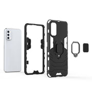 Custodia protettiva antiurto per PC + TPU con supporto per anello magnetico, For OPPO Realme 7 Pro, For Vivo Y20, For Galaxy M51