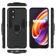Custodia protettiva antiurto per PC + TPU con supporto per anello magnetico, For OPPO Realme 7 Pro, For Vivo Y20, For Galaxy M51