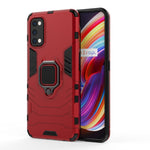Custodia TPU antiurto con supporto anello per Realme 7 Pro