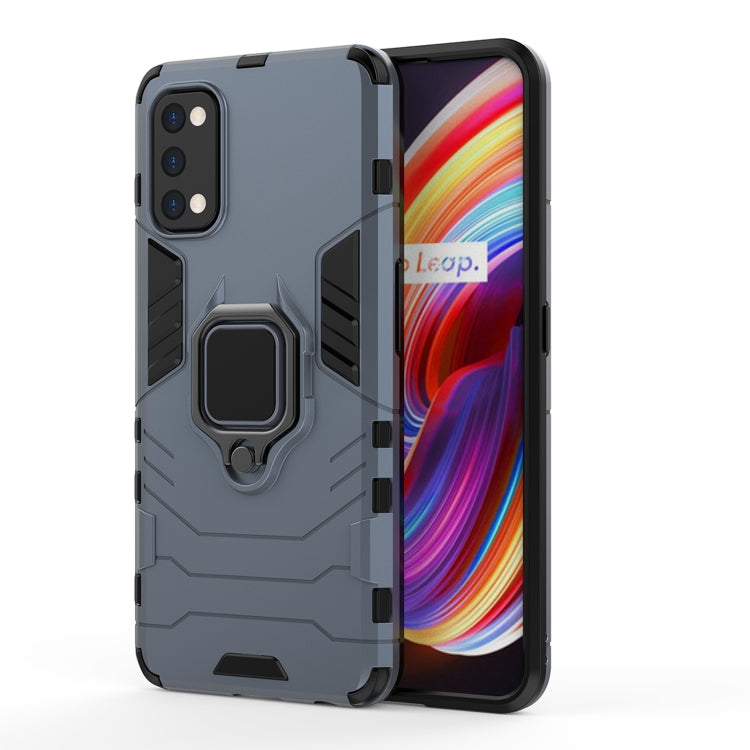 Custodia TPU antiurto con supporto anello per Realme 7 Pro