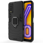 Custodia TPU antiurto con supporto anello per Realme 7 Pro