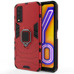 Custodia TPU antiurto con supporto anello per Realme 7 Pro