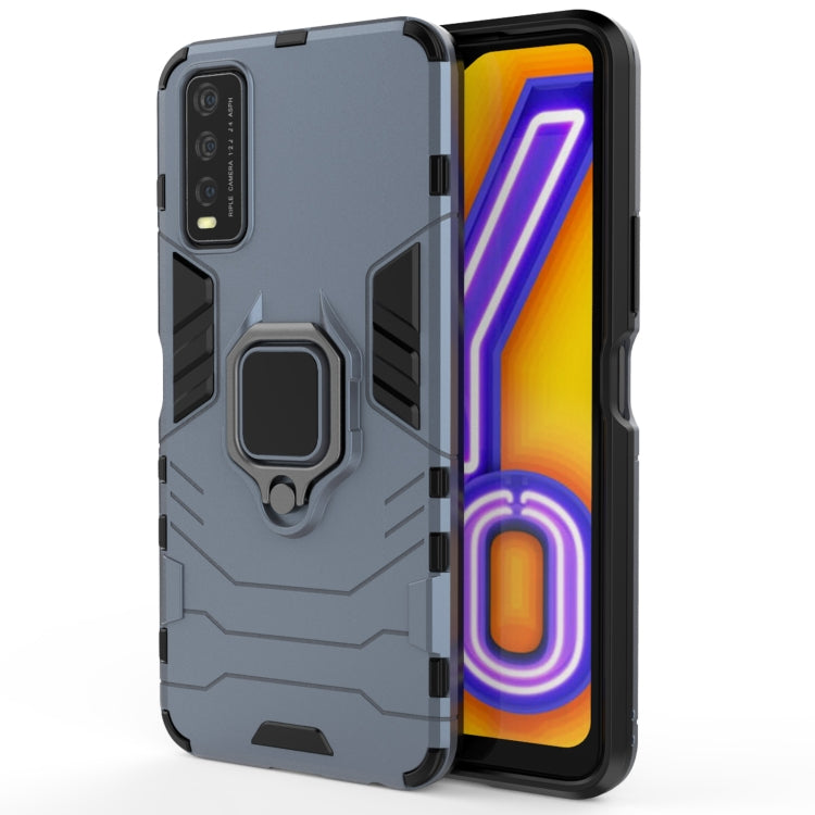 Custodia TPU antiurto con supporto anello per Realme 7 Pro