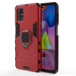 Custodia TPU antiurto con supporto anello per Realme 7 Pro