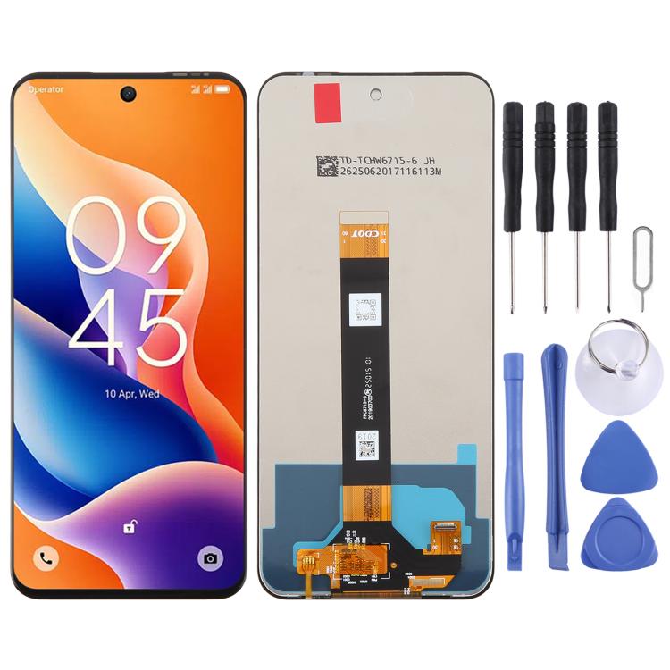 Schermo LCD con digitalizzatore, assemblaggio completo, For TCL K33 5G T513V, For TCL K32 5G T513W, For TCL 60 SE T517H, For TCL 60 5G T521H, For TCL 605 T517D, For TCL 60R T519H
