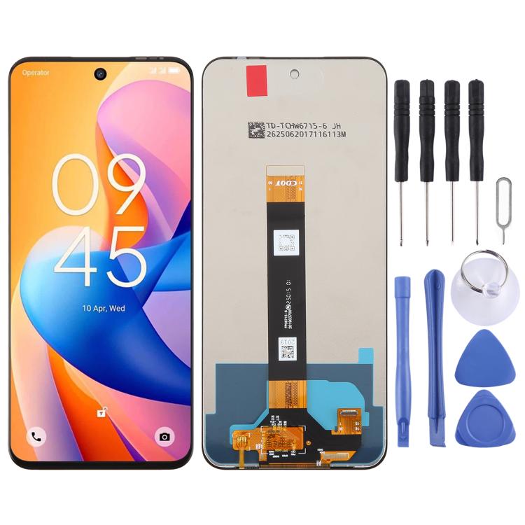 Schermo LCD con digitalizzatore, assemblaggio completo, For TCL K33 5G T513V, For TCL K32 5G T513W, For TCL 60 SE T517H, For TCL 60 5G T521H, For TCL 605 T517D, For TCL 60R T519H