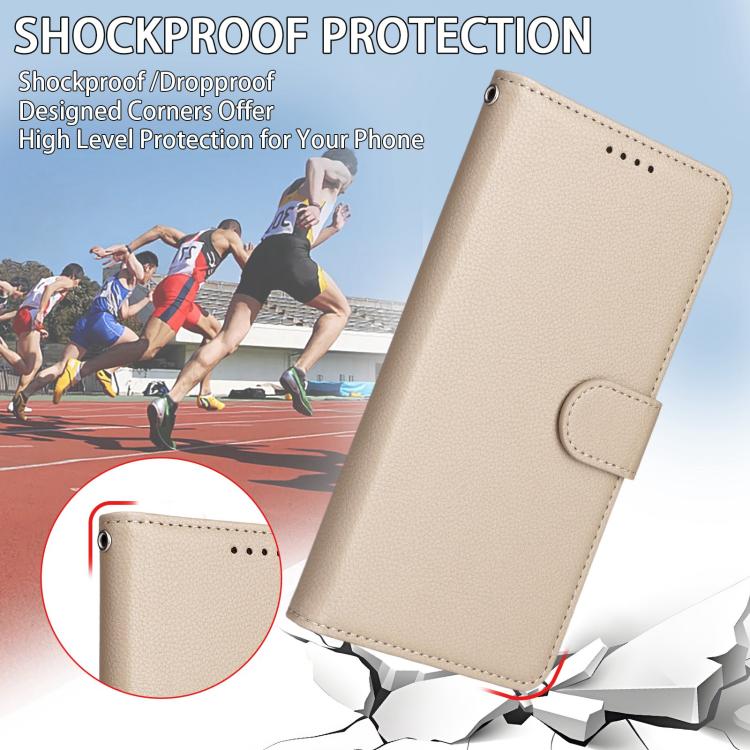 Custodia per telefono in pelle con portafoglio a 3 carte e protezione RFID, con texture litchi., For Galaxy S24 Ultra 5G, For Galaxy S23 FE 5G, For Galaxy S23 Ultra 5G, For Galaxy S23+ 5G