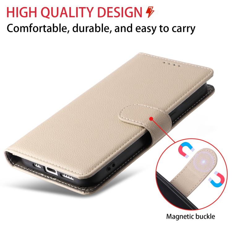 Custodia per telefono in pelle con portafoglio a 3 carte e protezione RFID, con texture litchi., For Galaxy S23 5G, For Galaxy S20 FE, For Galaxy S21 FE 5G