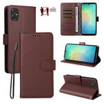 Custodia per telefono in pelle con portafoglio a 3 carte e protezione RFID, con texture litchi., For Samsung Galaxy A07 4G / 5G, For Samsung Galaxy A06 4G / 5G, For Samsung Galaxy A56 5G, For Samsung Galaxy A16 4G / 5G / A26