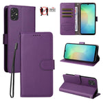 Custodia per telefono in pelle con portafoglio a 3 carte e protezione RFID, con texture litchi., For Samsung Galaxy A07 4G / 5G, For Samsung Galaxy A06 4G / 5G, For Samsung Galaxy A56 5G, For Samsung Galaxy A16 4G / 5G / A26