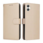 Custodia per telefono in pelle con portafoglio a 3 carte e protezione RFID, con texture litchi., For Samsung Galaxy A07 4G / 5G, For Samsung Galaxy A06 4G / 5G, For Samsung Galaxy A56 5G, For Samsung Galaxy A16 4G / 5G / A26