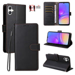 Custodia per telefono in pelle con portafoglio a 3 carte e protezione RFID, con texture litchi., For Samsung Galaxy A07 4G / 5G, For Samsung Galaxy A06 4G / 5G, For Samsung Galaxy A56 5G, For Samsung Galaxy A16 4G / 5G / A26