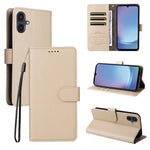 Custodia per telefono in pelle con portafoglio a 3 carte e protezione RFID, con texture litchi., For Galaxy A57 5G, For Galaxy A37 5G, For Galaxy A27 5G, For Samsung Galaxy A25e