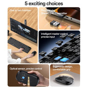 Yesido KB42 2.4G Business Wireless Keyboard Mouse Set, Arabic Version, English Version