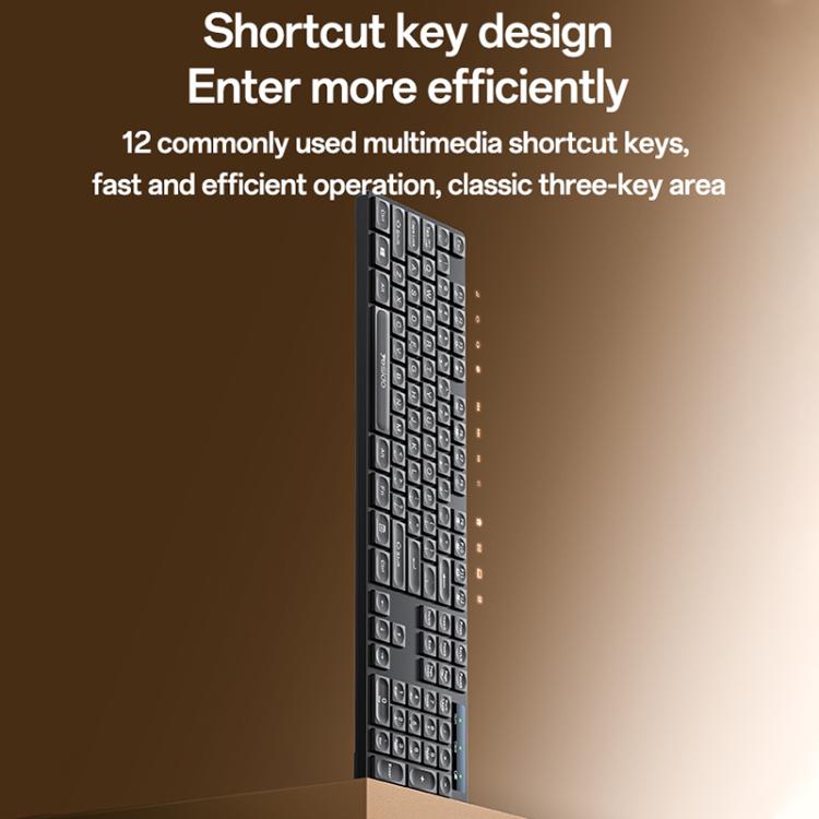 Yesido KB42 2.4G Business Wireless Keyboard Mouse Set, Arabic Version, English Version