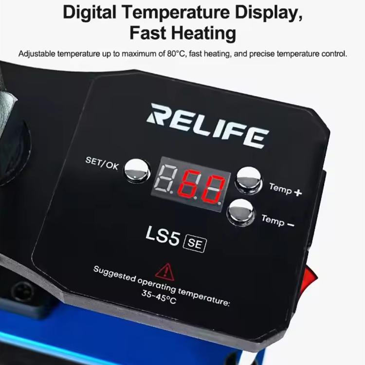 Piattaforma di mantenimento della pressione con riscaldamento bidirezionale Relife LS5 SE, EU Plug, US Plug