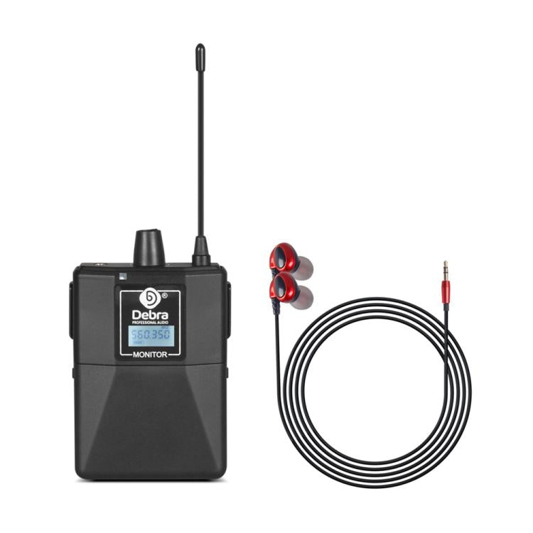 Ricevitore monitoraggio audio wireless DEBRA ER-102 con auricolar