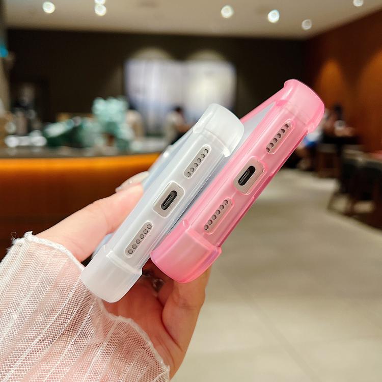 Custodia per telefono ibrida 3 in 1 in TPU opaco trasparente con tecnologia PC., For iPhone 17 Pro Max, For iPhone 17 Pro