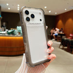Custodia per telefono ibrida 3 in 1 in TPU opaco trasparente con tecnologia PC., For iPhone 17 Pro Max, For iPhone 17 Pro