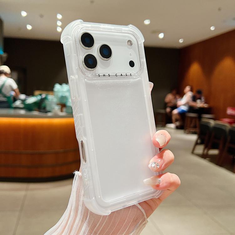 Custodia per telefono ibrida 3 in 1 in TPU opaco trasparente con tecnologia PC., For iPhone 17 Pro Max, For iPhone 17 Pro