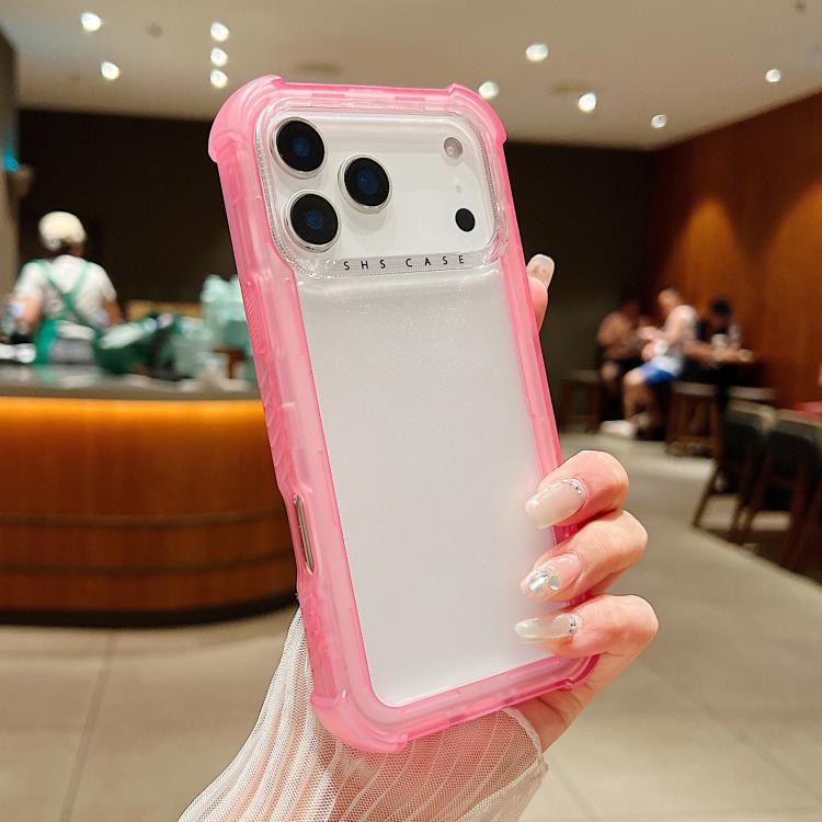 Custodia per telefono ibrida 3 in 1 in TPU opaco trasparente con tecnologia PC., For iPhone 17 Pro Max, For iPhone 17 Pro