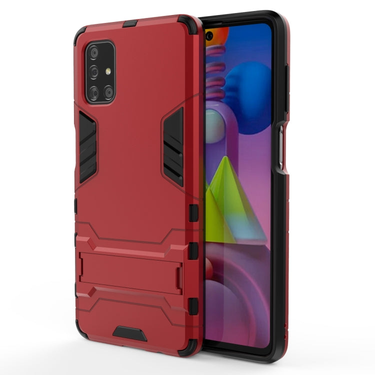 Custodia TPU antiurto con supporto per Samsung Galaxy M51
