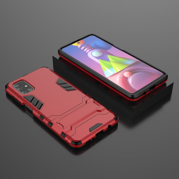 Custodia TPU antiurto con supporto per Samsung Galaxy M51
