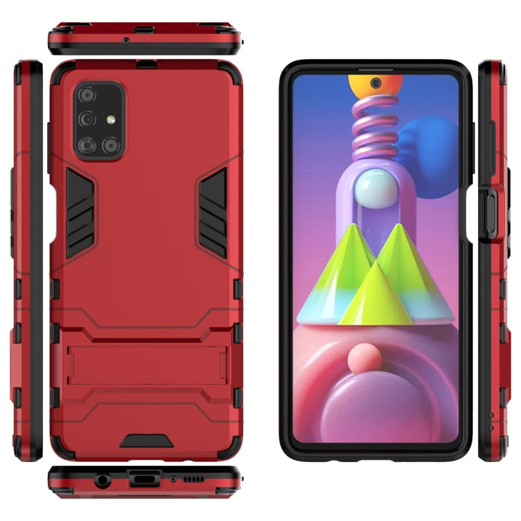 Custodia TPU antiurto con supporto per Samsung Galaxy M51