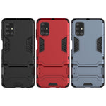 Custodia TPU antiurto con supporto per Samsung Galaxy M51