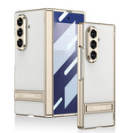 Custodia magnetica in pelle GKK integrata per telefono Triumph Phantom con supporto, For Galaxy Z Flip8 5G, For Samsung Galaxy Z Fold7 5G, For Samsung Galaxy Z Flip7 5G