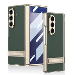 Custodia magnetica in pelle GKK integrata per telefono Triumph Phantom con supporto, For Galaxy Z Flip8 5G, For Samsung Galaxy Z Fold7 5G, For Samsung Galaxy Z Flip7 5G