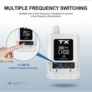 Sistema monitoraggio wireless stereo DEBRA ST-mini 2.4G TX & RX