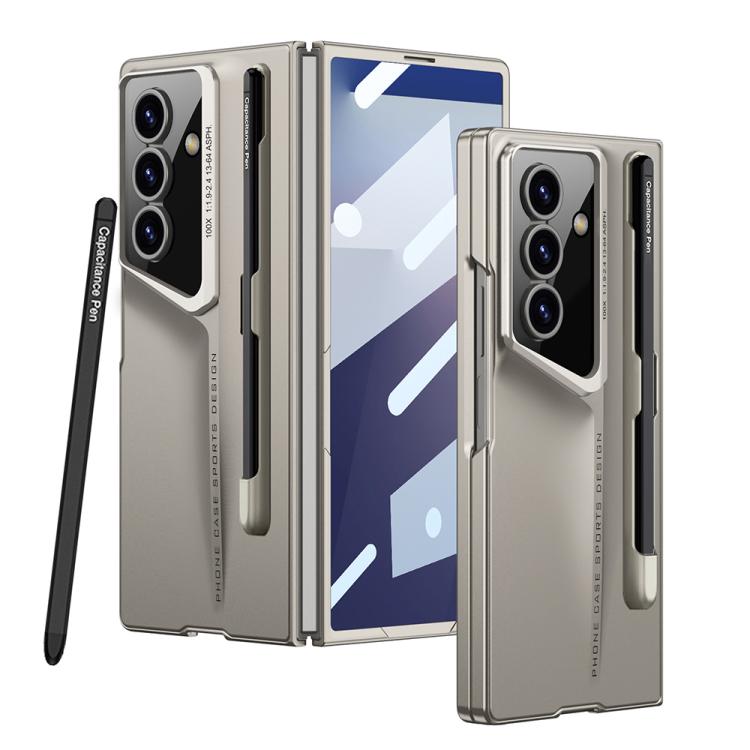 Custodia per telefono GKK Integrated Blade ultra sottile a copertura totale con scomparto per penna, penna inclusa, For Galaxy Z Fold8 Ultra 5G, For Samsung Galaxy Z Fold7 5G