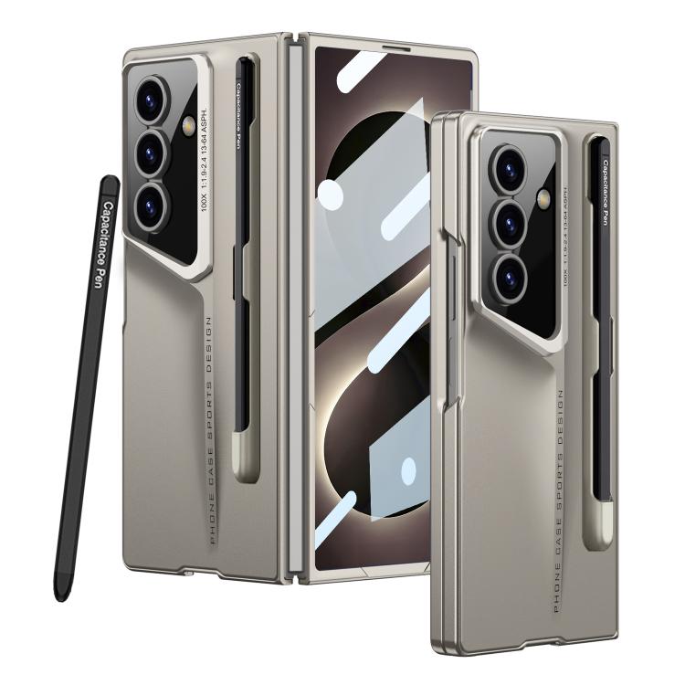 Custodia per telefono GKK Integrated Blade ultra sottile a copertura totale con scomparto per penna, penna inclusa, For Galaxy Z Fold8 Ultra 5G, For Samsung Galaxy Z Fold7 5G