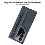 Custodia per telefono GKK Integrated Blade ultra sottile a copertura totale con scomparto per penna, penna inclusa, For Galaxy Z Fold8 Ultra 5G, For Samsung Galaxy Z Fold7 5G