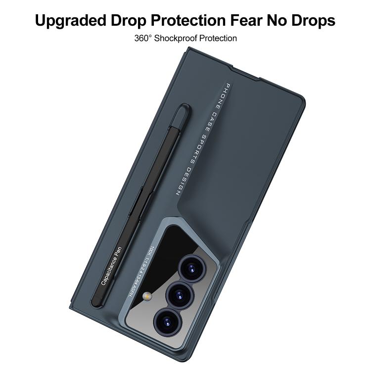 Custodia per telefono GKK Integrated Blade ultra sottile a copertura totale con scomparto per penna, penna inclusa, For Galaxy Z Fold8 Ultra 5G, For Samsung Galaxy Z Fold7 5G