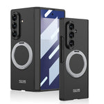 Custodia per telefono GKK con cerniera pieghevole magnetica integrata e supporto girevole, a copertura totale., For Galaxy Z Fold8 Ultra 5G, For Samsung Galaxy Z Fold7 5G
