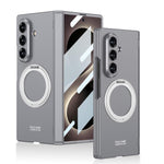 Custodia per telefono GKK con cerniera pieghevole magnetica integrata e supporto girevole, a copertura totale., For Galaxy Z Fold8 Ultra 5G, For Samsung Galaxy Z Fold7 5G