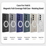 Custodia per telefono GKK con cerniera pieghevole magnetica integrata e supporto girevole, a copertura totale., For Galaxy Z Fold8 Ultra 5G, For Samsung Galaxy Z Fold7 5G