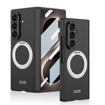 Custodia per telefono GKK con cerniera pieghevole magnetica integrata e supporto girevole, a copertura totale., For Galaxy Z Fold8 Ultra 5G, For Samsung Galaxy Z Fold7 5G