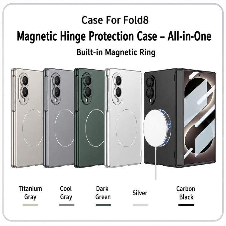 Custodia per telefono GKK con MagSafe integrato e copertura completa magnetica., For Galaxy Z Fold8 5G, For Samsung Galaxy Z Fold7 5G