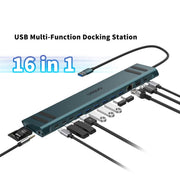Onten OTN-9299 16 in 1 USB Multi-function Docking Station, OTN-9299