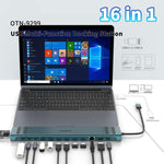 Onten OTN-9299 16 in 1 USB Multi-function Docking Station, OTN-9299
